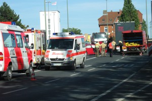 Schwerer Verkehrsunfall auf der Nordtangente Würzburg
